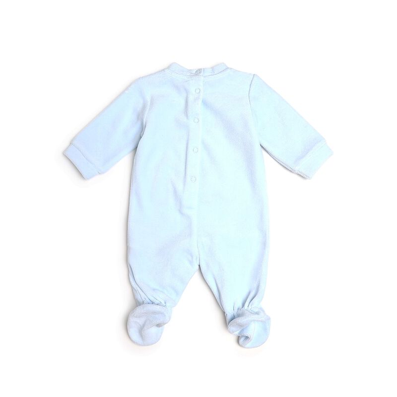 Gift Box- Velour Babysuit, Bib And Hat image number 1